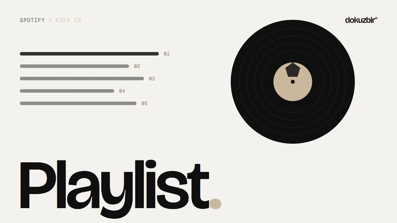 Spotify and FIFA 23 playlists — Dokuzbir cover image
