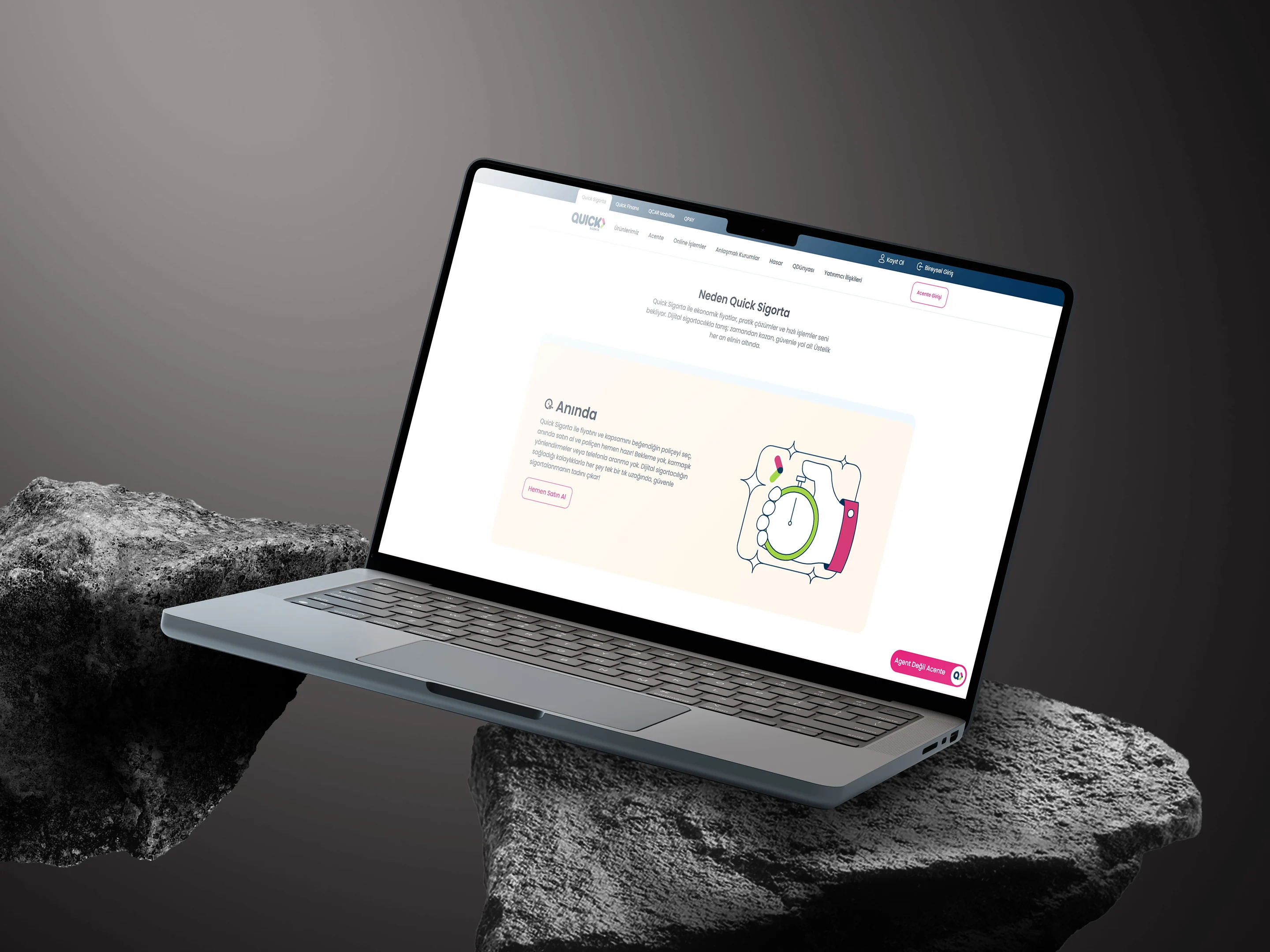 Quick Sigorta product page